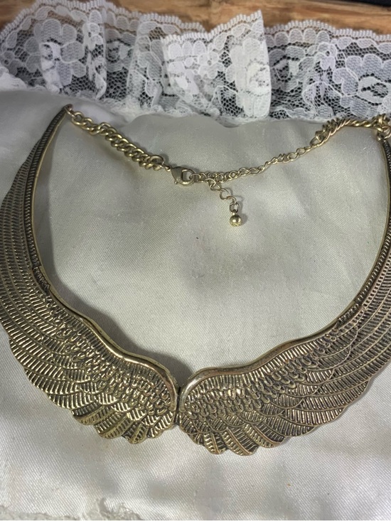 Wing Choker Necklace Jewelry - Gold Wing Collar Necklace - Elegant Women’s Statement